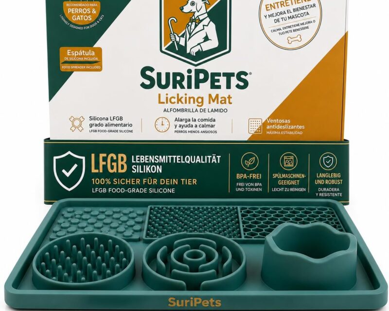 Schleckmatte Hund & Katze mit Napf