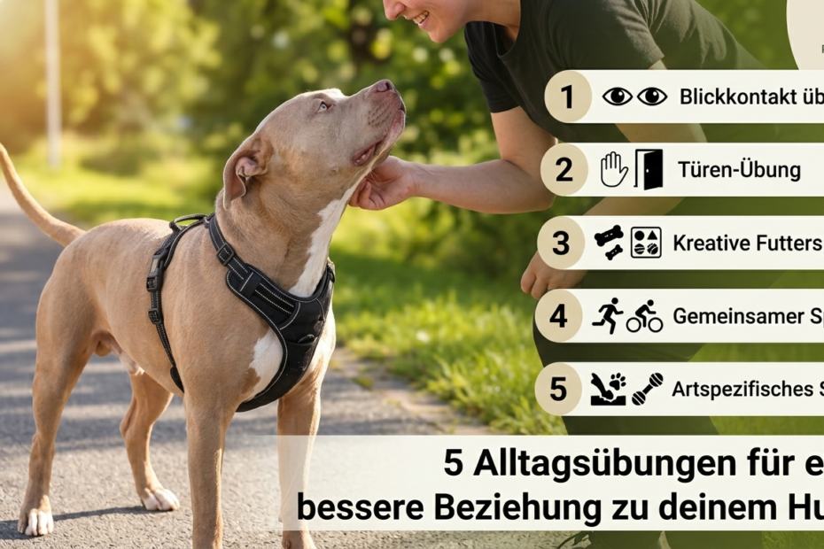 Zusammenwachsen im Alltag: 5 einfache Übungen für eine tiefere Bindung zu deinem Hund