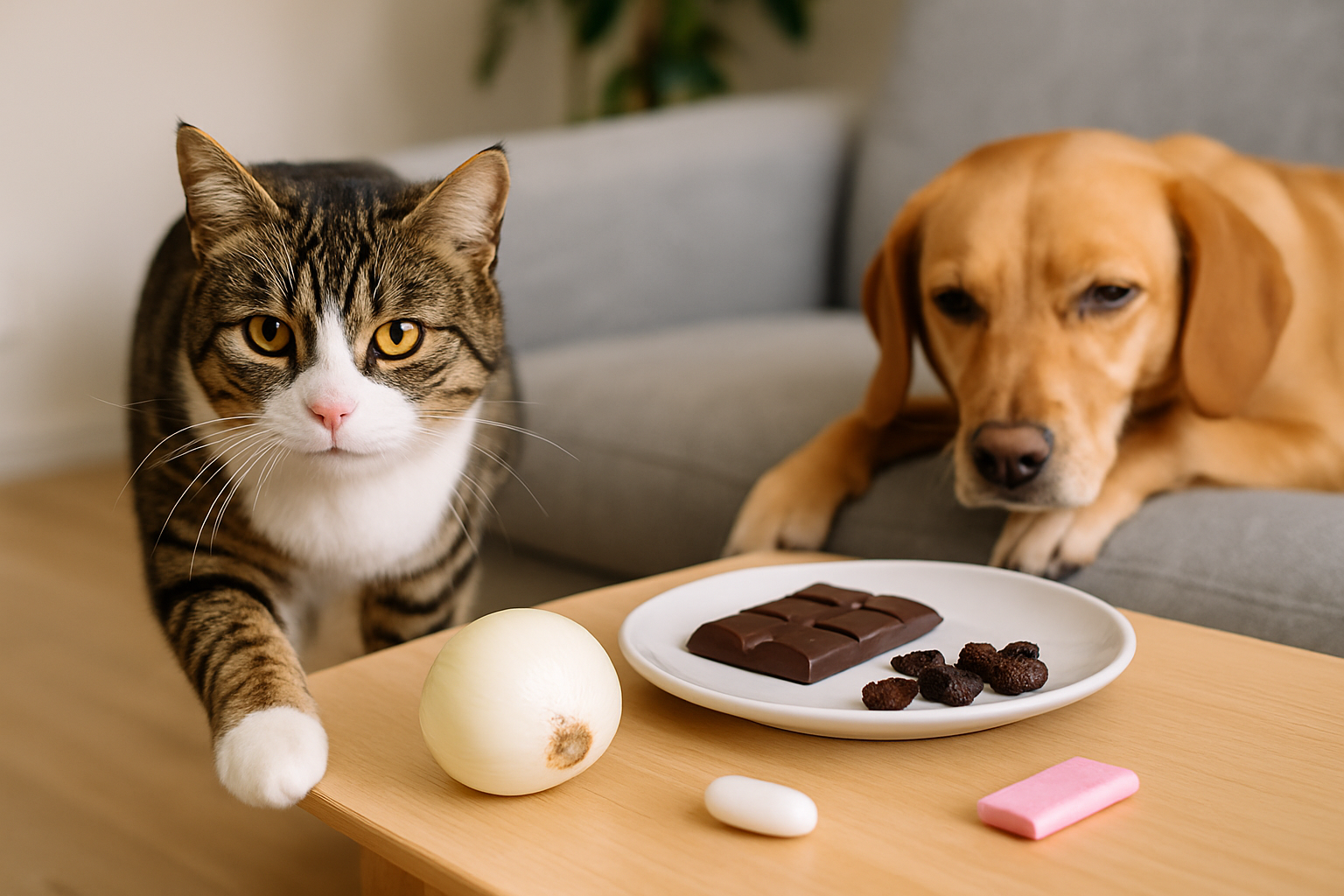 Giftige Lebensmittel für Hund und Katze: Was Halter wissen müssen