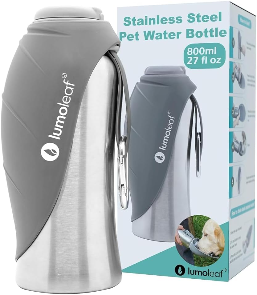 LumoLeaf Hundetrinkflasche für unterwegs